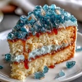 Graduation Cake Teal Gold Geode