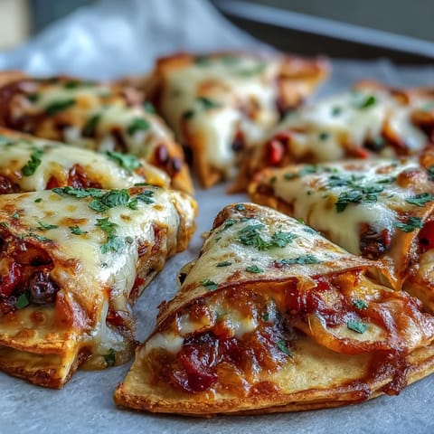 Golden baked Blooming Quesadilla Ring arranged in a flower shape on a platter, ready for dipping into salsa and sour cream.