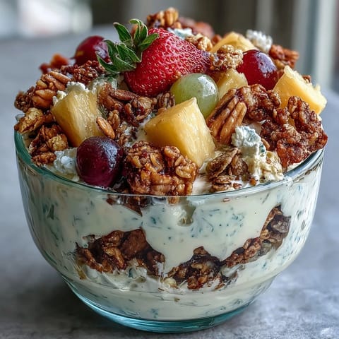 1. Soccer Team Snack Cups with Fruit and Granola in clear cups, layered with fresh berries and crunchy granola.