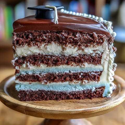 High School Ombre Layer Cake
