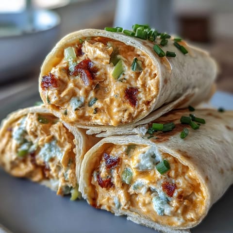 Buffalo Chicken Cream Cheese Pinwheel Wraps arranged on a platter with fresh celery sticks and ranch dressing for dipping.