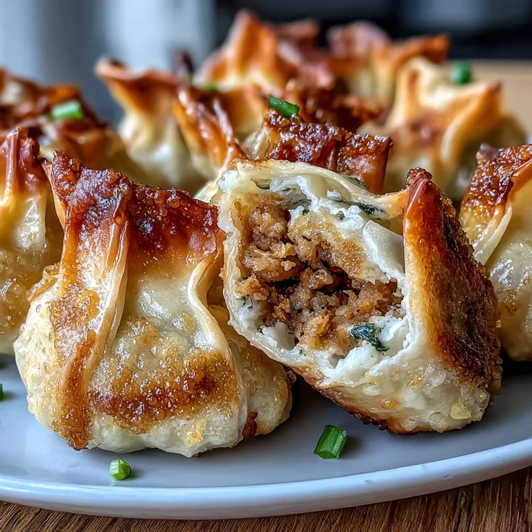 Steamed Smash Dumplings served warm with a small bowl of soy-vinegar dipping sauce.