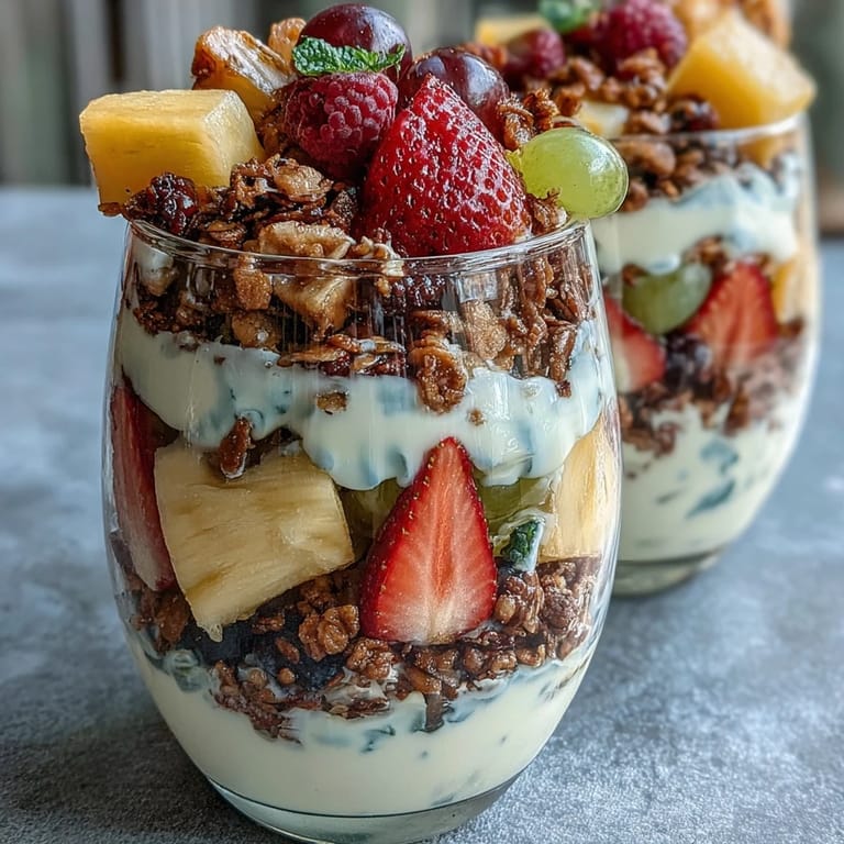 2. Colorful Soccer Team Snack Cups with fruit and granola, topped with yogurt and mini chocolate chips for a fun team treat.